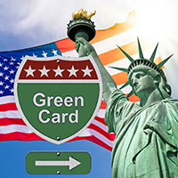 Photo Green Card pour loterie americaine