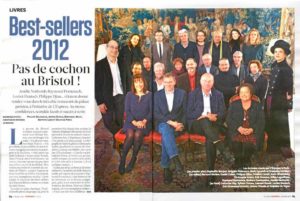 Jeudi 28 février 2013 au Bristol : les auteurs francophones les plus lus de l'année 2012