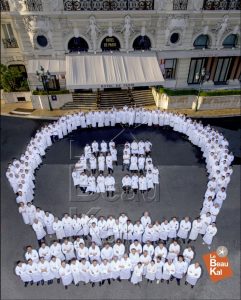 240 chefs fêtent les 25 ans d'Alain Ducasse au Louis XV