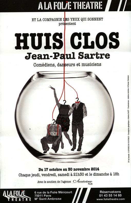 Coup de cœur du BeauKal : Huis Clos de Jean-Paul Sartre