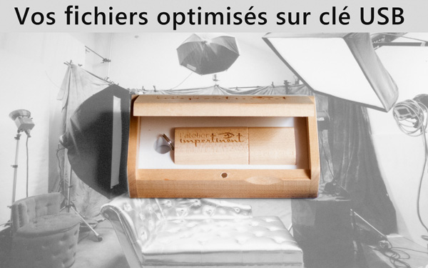 Clé USB Fichiers numérique de la séance