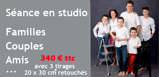 Seance de portraits de familles, couples, amis